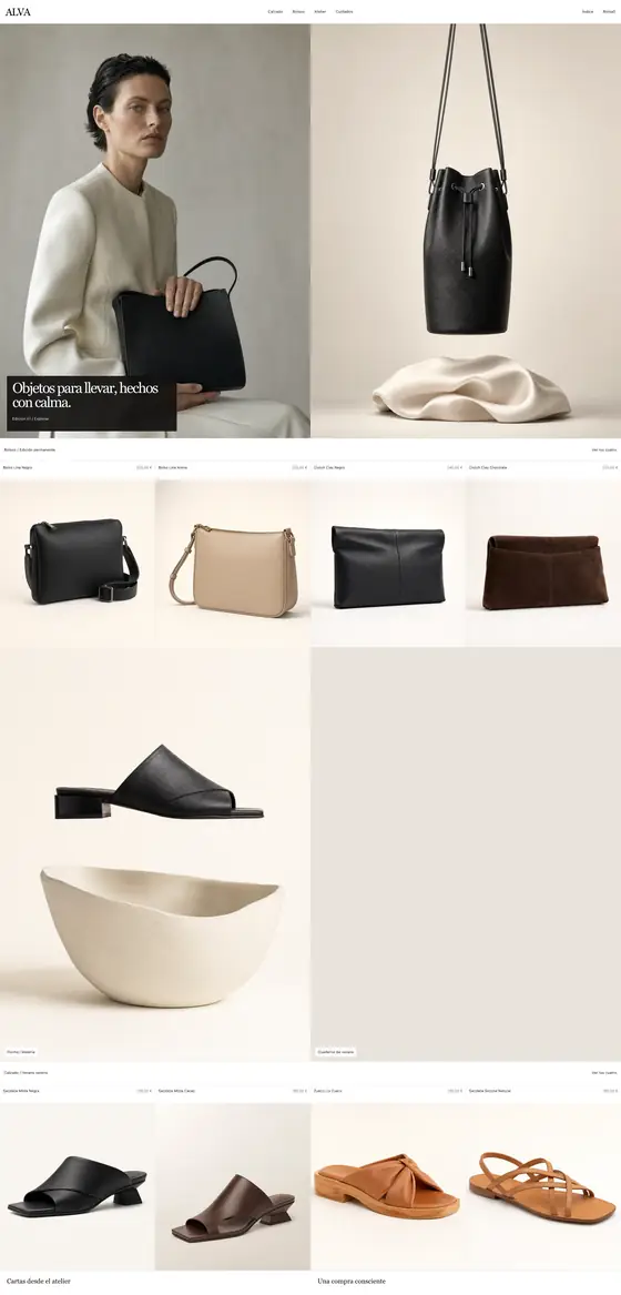 Tienda ALVA — tema ALVA