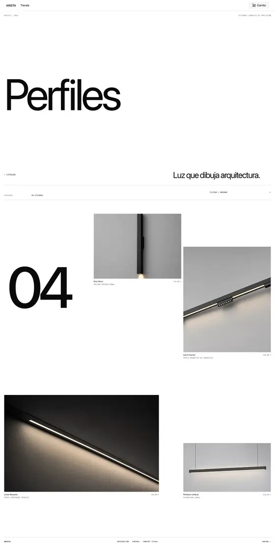 Tienda ARISTA — tema ARISTA
