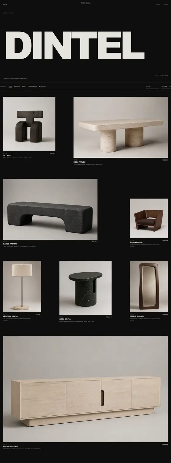 Tienda DINTEL — tema DINTEL