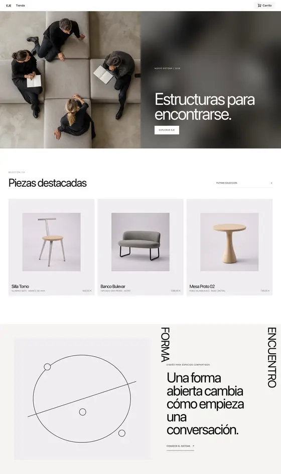 Tienda EJE — tema EJE