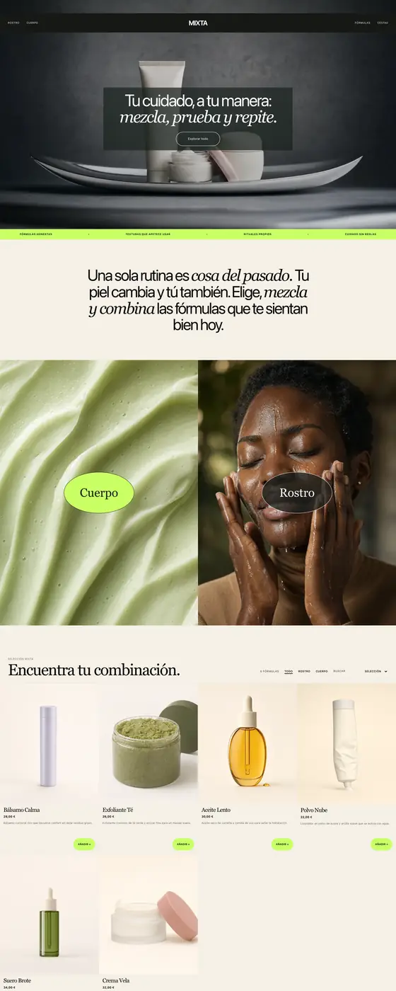 Tienda MIXTA — tema MIXTA