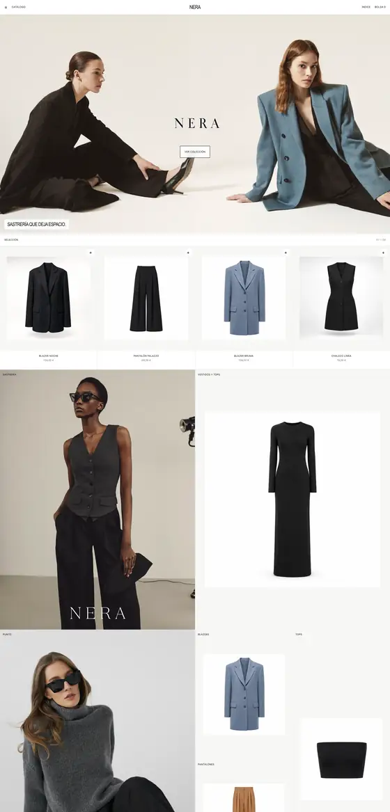 Tienda NERA — tema NERA